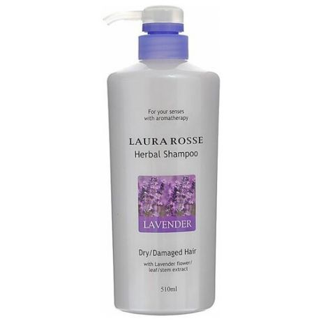 Laura Rosse шампунь Растительный Лаванда для сухих и поврежденных волос, 510 мл