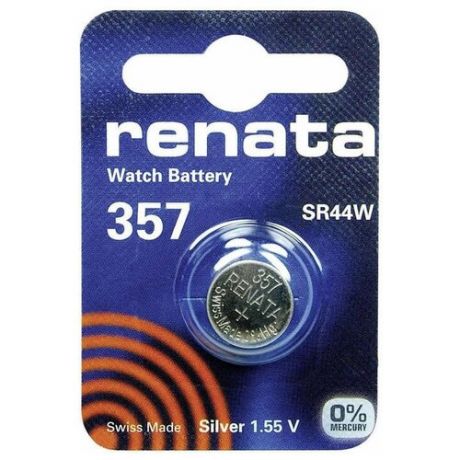 Батарейка Renata SR44W, 1 шт.