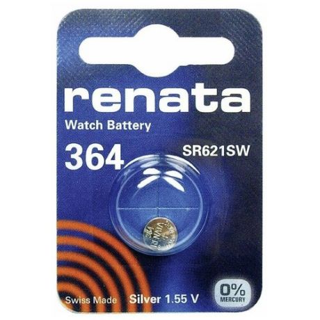 Батарейка Renata SR621SW, 1 шт.