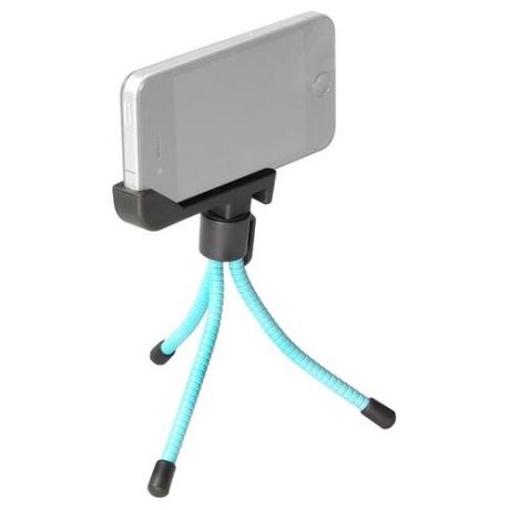 Трипод/монопод GreenBean i3 Pod Mini для iPhone 4/4s голубой/черный