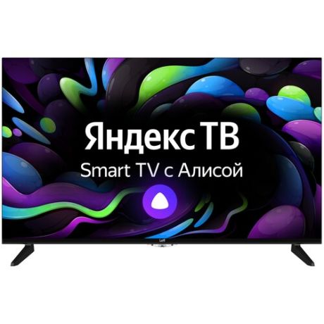 43" Телевизор Leff 43U520S LED, HDR (2020) на платформе Яндекс.ТВ, черный