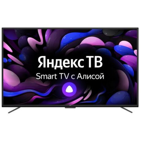 65" Телевизор Leff 65U620S LED, HDR (2020) на платформе Яндекс.ТВ, черный
