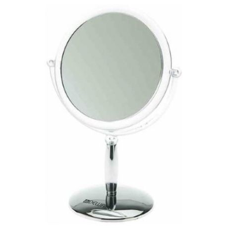 Зеркало косметическое настольное Dewal Beauty MR-417 серебристый