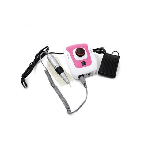 Аппарат для маникюра и педикюра JessNail DM206, 35000 об/мин, белый/розовый