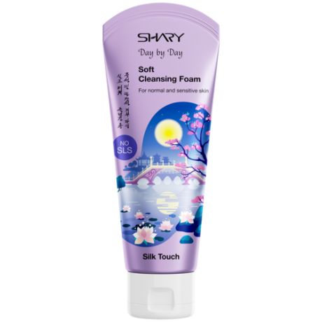 Shary пенка для умывания для нормальной и чувствительной кожи Шелковое прикосновение Soft Cleansing Foam Silk Touch, 100 мл