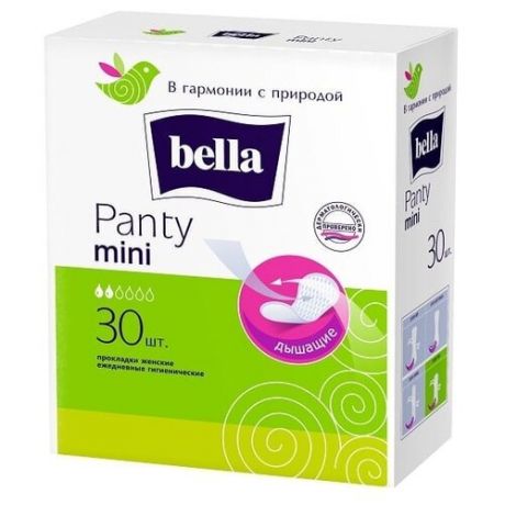 Bella прокладки ежедневные Panty Mini, 2 капли, 30 шт.
