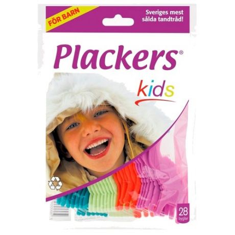 Plackers Kids флоссер для ухода за полостью рта, 24 шт.