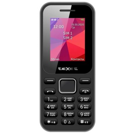 Телефон teXet TM-122, черный