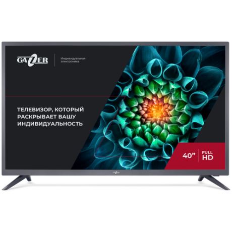 40" Телевизор GAZER TV40-FS2G LED, графит