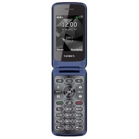 Телефон teXet TM-408, синий