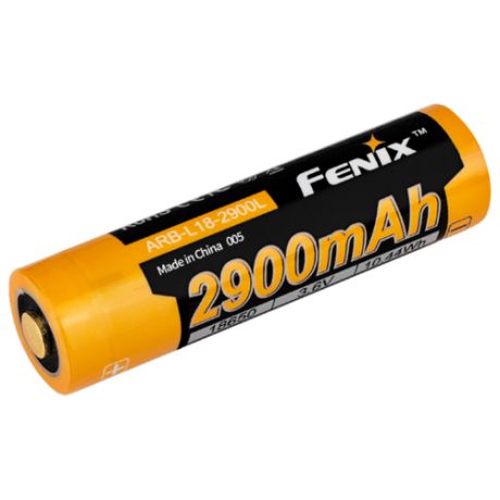Аккумулятор Li-Ion 2900 мА·ч Fenix 18650 ARB-L18-2900L, 1 шт.