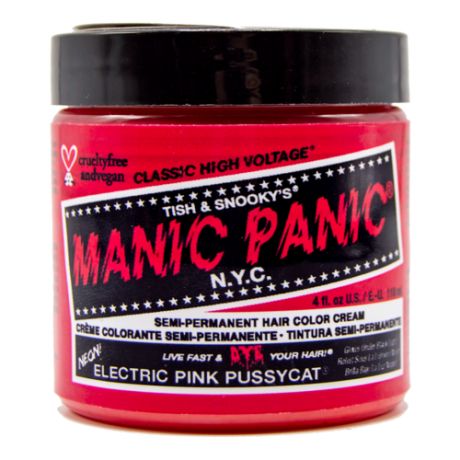 Крем Manic Panic Classic High Voltage Electric Pink Pussycat розовый оттенок, 118 мл