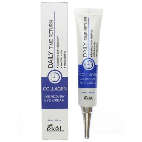 Ekel Крем для век Daily time return collagen age recovery eye cream, 40 мл