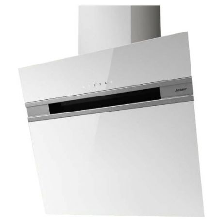 Вытяжки JET AIR/ Декоративный дизайн, наклонная, 90 см, сенсорное управление, 800 куб. м. , белая