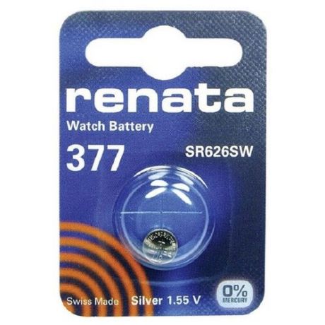 Батарейка Renata SR626SW, 1 шт.
