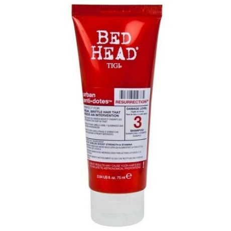 TIGI Bed Head шампунь Urban Anti+dotes 3 Resurrection Level 3 для сильно поврежденных волос, 250 мл
