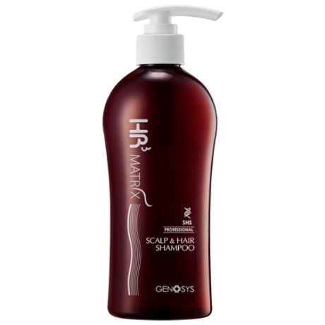 Genosys Шампунь HR3 Matrix Scalp & Hair Shampoo против выпадения волос, 300 мл