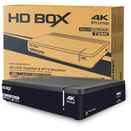 Спутниковый ресивер HD BOX Prime 4K