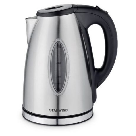 Чайник STARWIND SKS3001, серебристый/черный