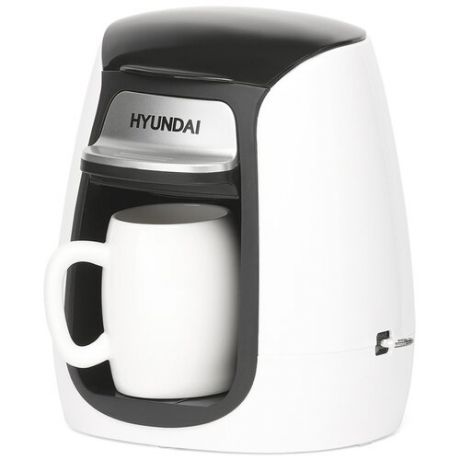 Кофеварка капельная Hyundai HYD-0102/HYD-0101, белый/черный