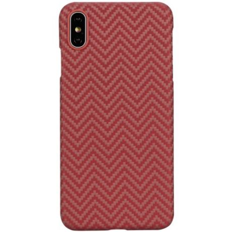 Чехол-накладка Pitaka MagCase (арамид) для Apple iPhone Xs Max Black/Red Twill