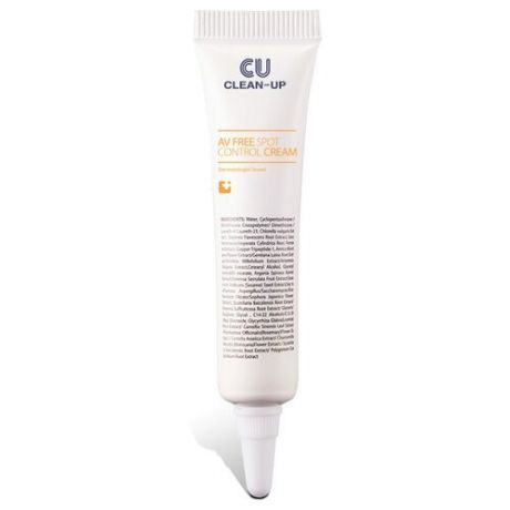 CU Skin Точечный крем от воспалений CLEAN-UP AV Free Spot Control Cream, 10 мл