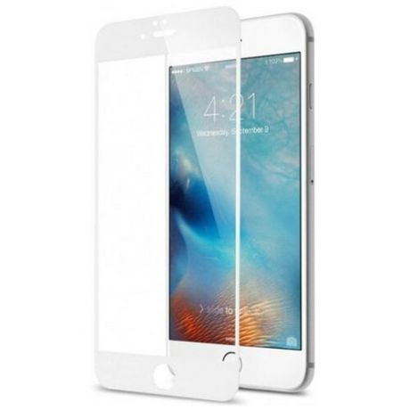 Защитное стекло AUZER iPhone 6/7/8/SE (2020) (Белое)