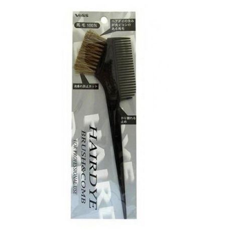 Гребень c щеткой для окрашивания волос VESS Hairdye Brush And Comb