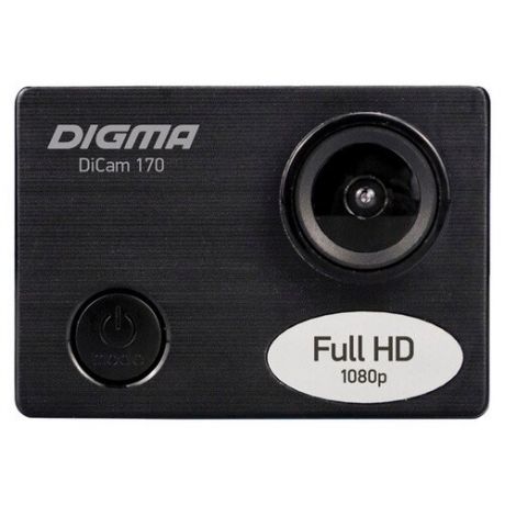 Экшн-камера DIGMA DiCam 170, 1920x1080, черный