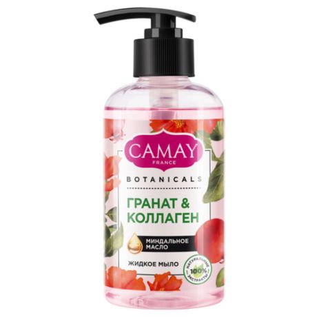 Camay Мыло жидкое Botanicals Гранат & коллаген, 280 мл