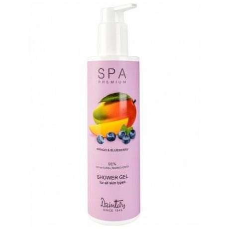 Dzintars шампунь SPA Premium Mango & Blueberry для всех типов волос, 250 мл