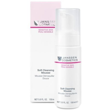 Janssen Cosmetics мусс нежный очищающий для чувствительной кожи Soft Cleansing Mousse, 150 мл