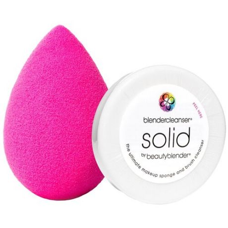 Спонж beautyblender Спонж original с мылом, для лица розовый