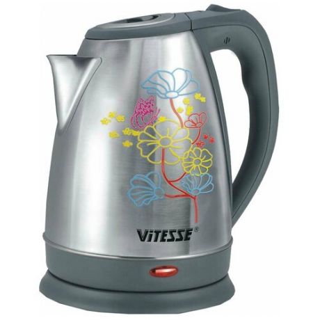 Чайник Vitesse VS-172, серебристый/черный