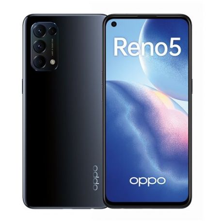 Смартфон OPPO Reno 5 4G 8/128 ГБ, серебристый