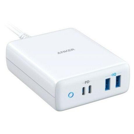 Сетевое зарядное устройство ANKER PowerPort Atom IV, white