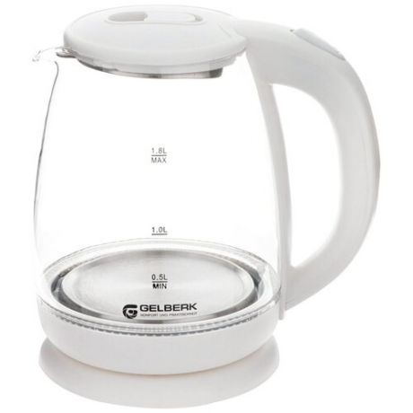 Чайник Gelberk GL-398, белый