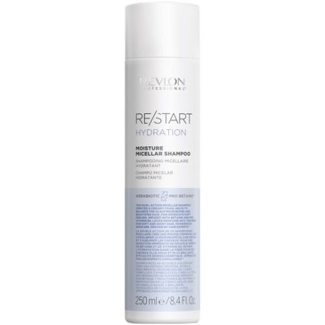 Revlon Professional шампунь Restart Hydration Moisture Micellar Shampoo мицеллярный, 250 мл
