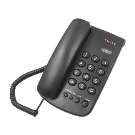 Телефон teXet TX-241 черный