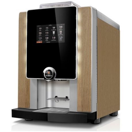 Кофемашина laRhea grandeT V+FTG E4 в деревянном корпусе , с мультитач экраном. Coffee TO GO