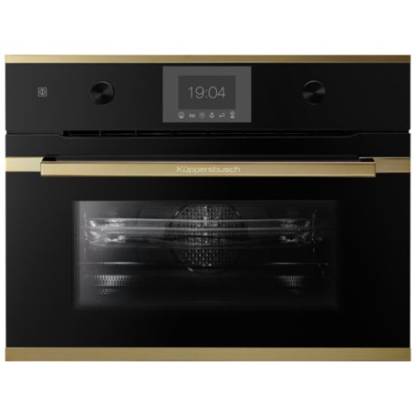Компактный духовой шкаф с микроволнами Kuppersbusch CBM 6350.0 S4 Gold