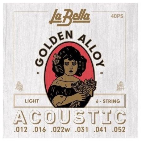 LA BELLA 40 PS Струны для акустической гитары