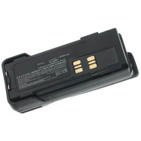 Аккумулятор iBatt iB-B1-M5324 2200mAh для Motorola PMNN4412, PMNN4409, PMNN4491, PMNN4407, PMNN4406, PMNN4489A, PMNN4406BR, PMNN4409AR, PMNN4448,