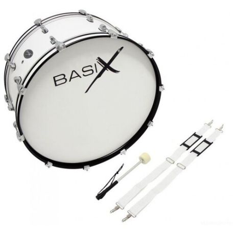 Basix Marching Bass Drum 24x12" Бас-барабан маршевый 24х12 с ремнем и колотушкой