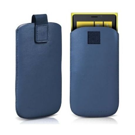 Чехол-карман для телефона "Poche", голубой (размер M)