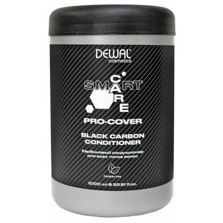 Dewal Cosmetics кондиционер Smart Care Pro-Cover Black Carbon карбоновый для всех типов волос, 250 мл