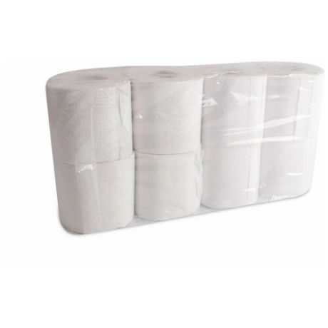 Туалетная бумага двухслойная 8 рулонов/уп