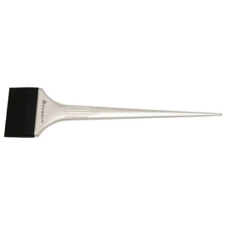 Кисть- лопатка DEWAL для окрашивания, силиконовая, черная с белой ручкой, широкая 54мм DEWAL MR- JPP144