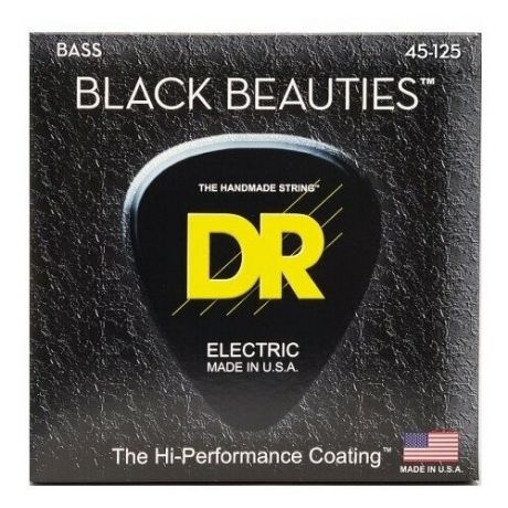 DR Strings BKB5-45 - BLACK BEAUTIES Струны для 5-струнной бас-гитары