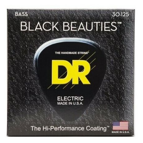 DR Strings BKB6-30 - BLACK BEAUTIES Струны для 6-струнной бас-гитары